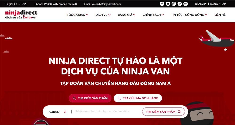 Ninja Direct là đơn vị nhập hàng Trung Quốc uy tín
