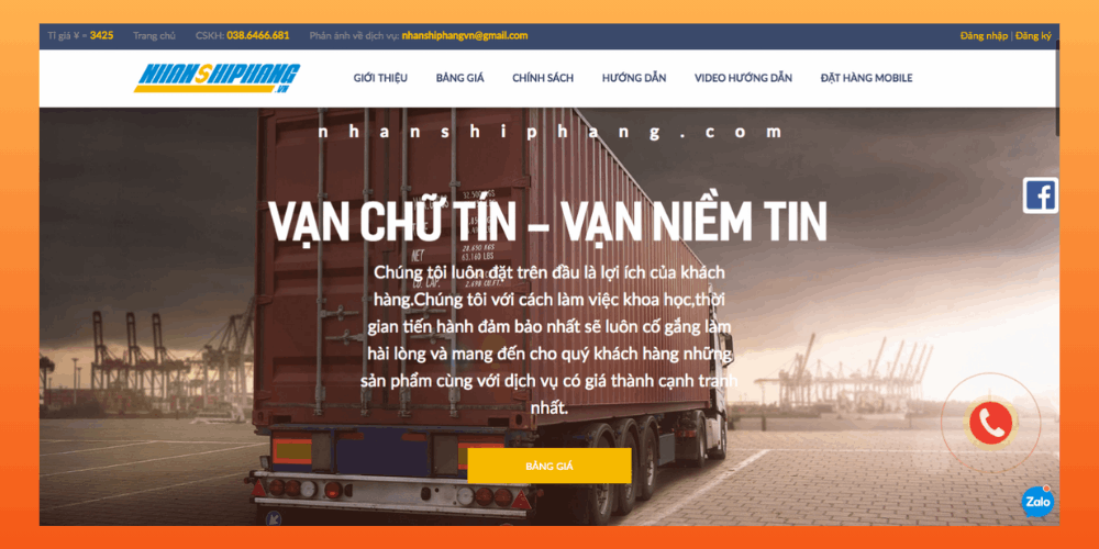 Nhập ship hàng là một trong các trang web mua hàng nội địa Trung Quốc cực tốt