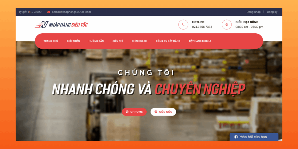 Trang web mua hàng nội địa Trung Quốc - Nhập hàng siêu tốc