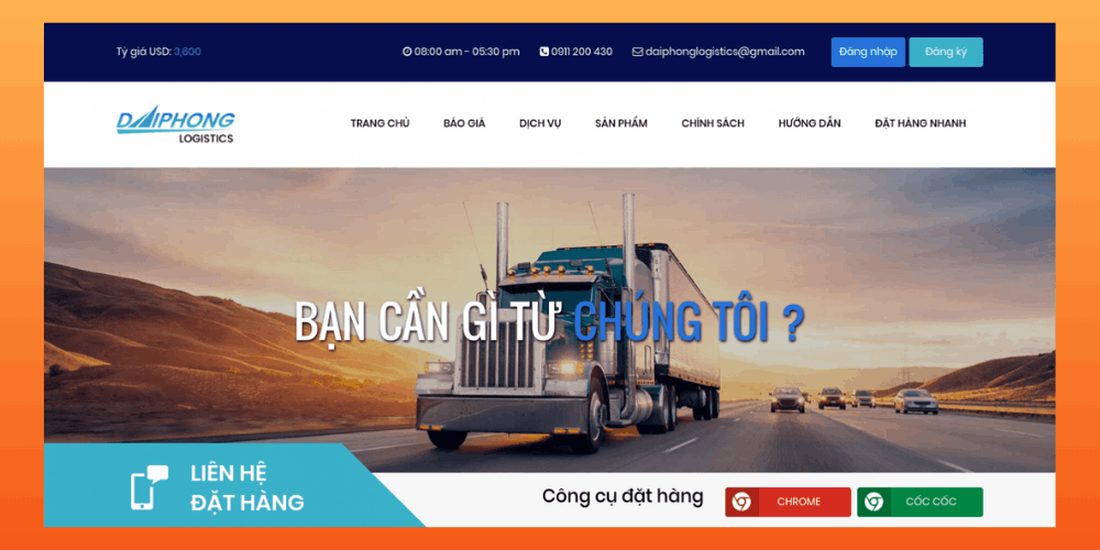 Đại Phong Logistic - Trang web mua sỉ hàng Trung Quốc chất lượng