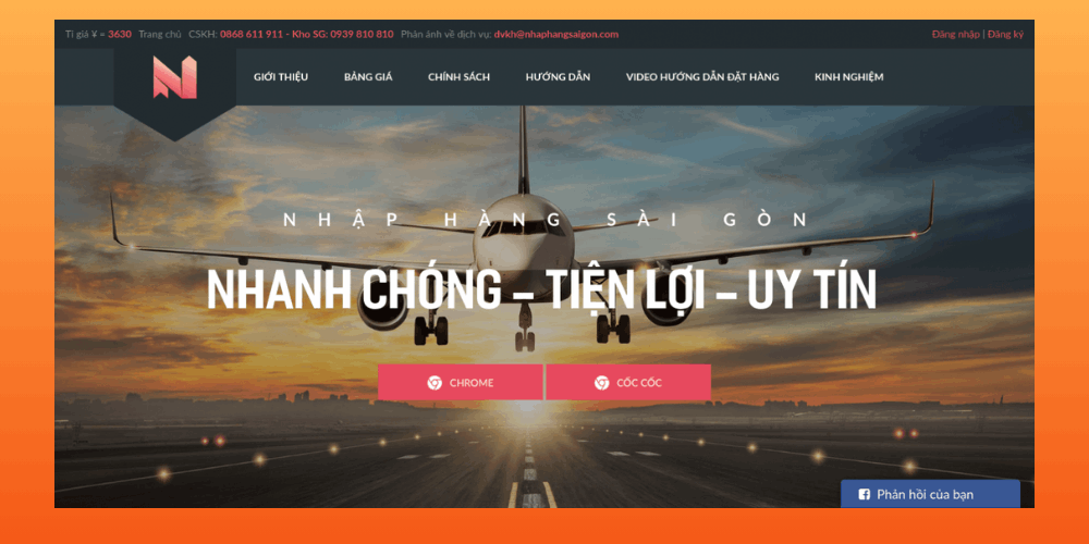 Nhập hàng Sài Gòn - Website order hàng Trung Quốc giá rẻ
