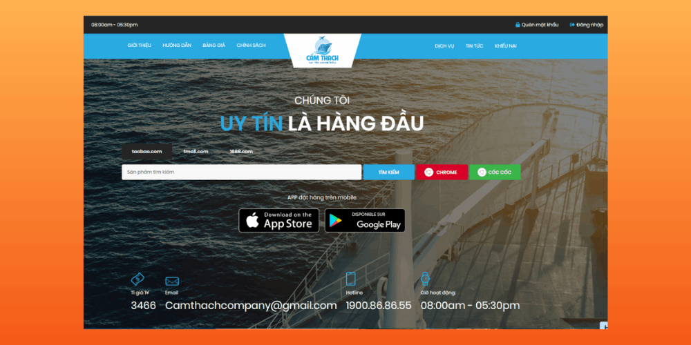 Trang web mua hàng trung quốc giá rẻ - Cẩm Thạch Company