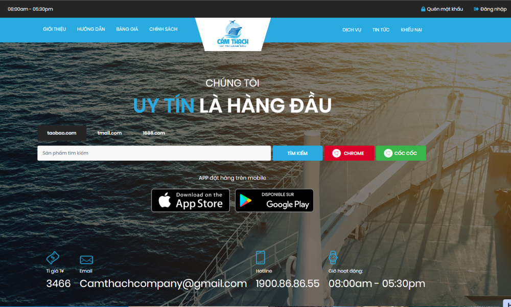 Cẩm Thạch Company là trang web order hàng Trung Quốc về Việt Nam chất lượng