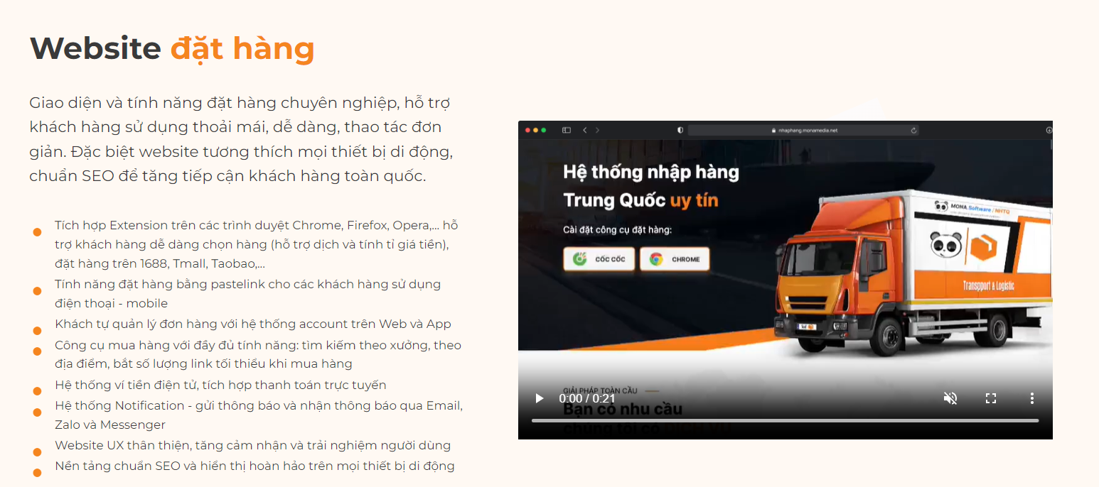 Thiết kế web mua hàng Trung Quốc về Việt Nam