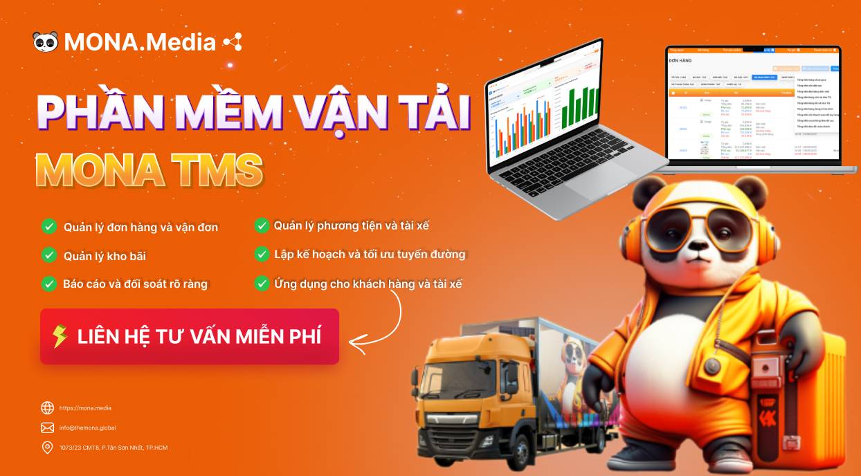 Phần mềm vận tải tối ưu nhất - MONA TMS
