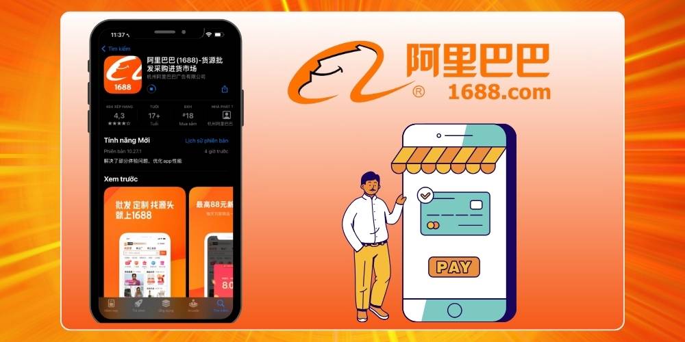 1688 - App mua hàng Trung Quốc giá sỉ nổi tiếng