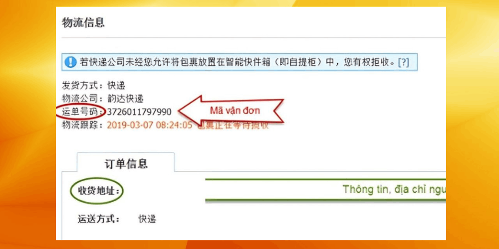 Truy cập website Kuaidi100 để check mã vận đơn Trung Quốc