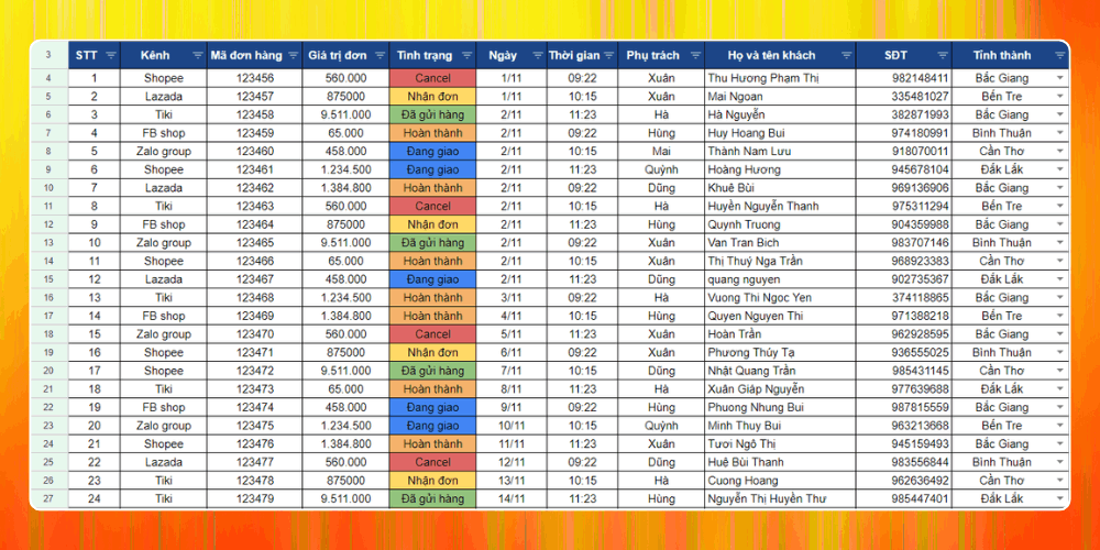 Thực hiên đối soát tiền thu hộ