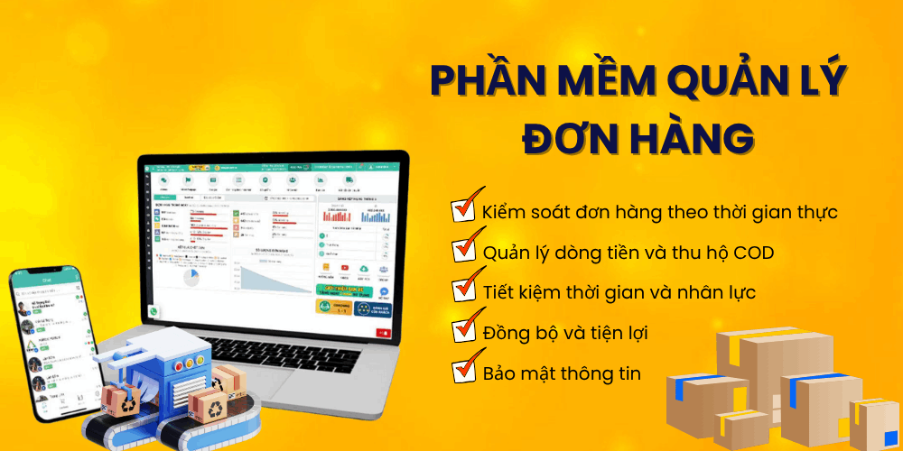 Lợi ích sử dụng phần mềm quản lý đơn hàng sản xuất
