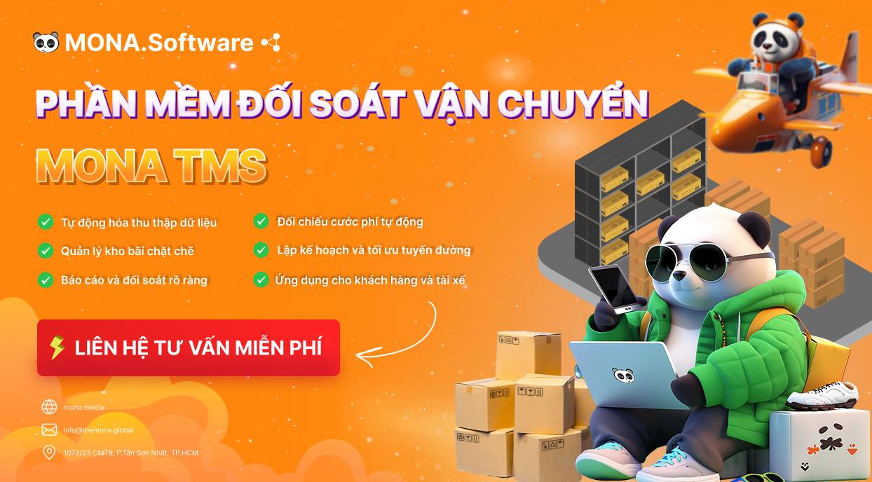 MONA TMS - Phần mềm đối soát vận chuyển thông minh, dễ sử dụng
