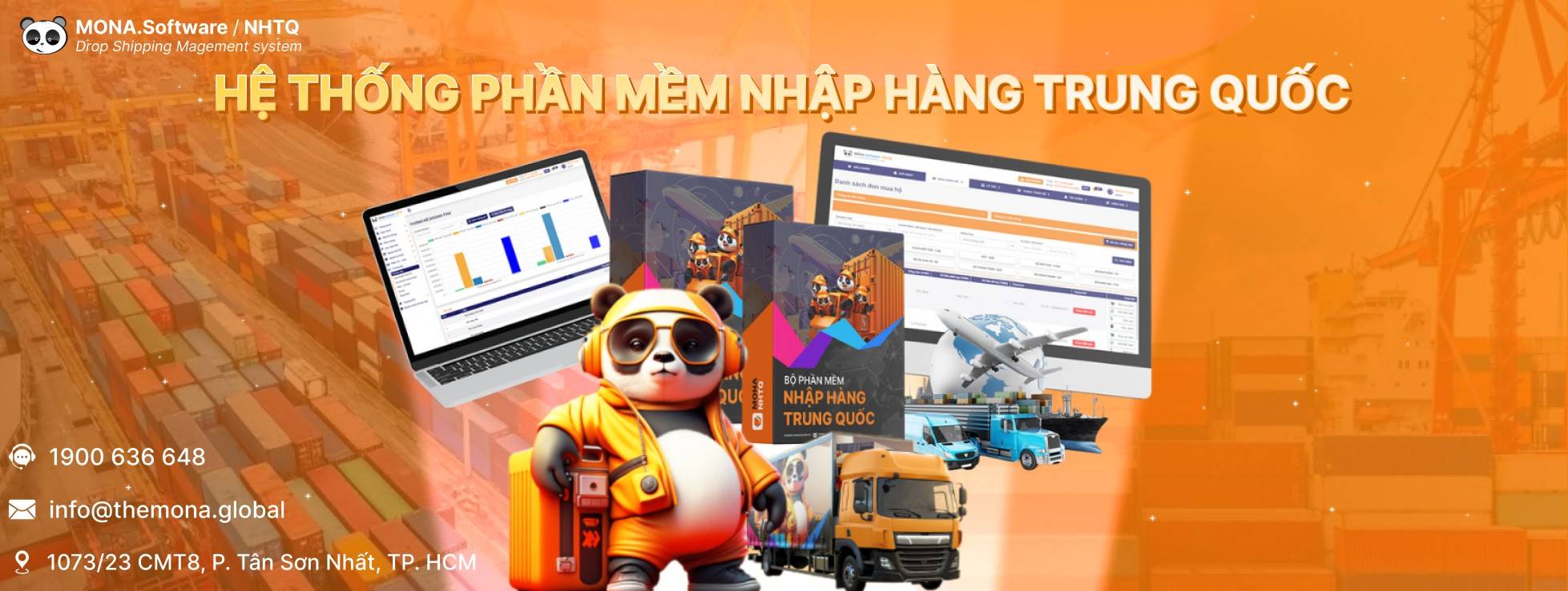 Hệ thống phần mềm nhập hàng Trung Quốc toàn diện của MONA