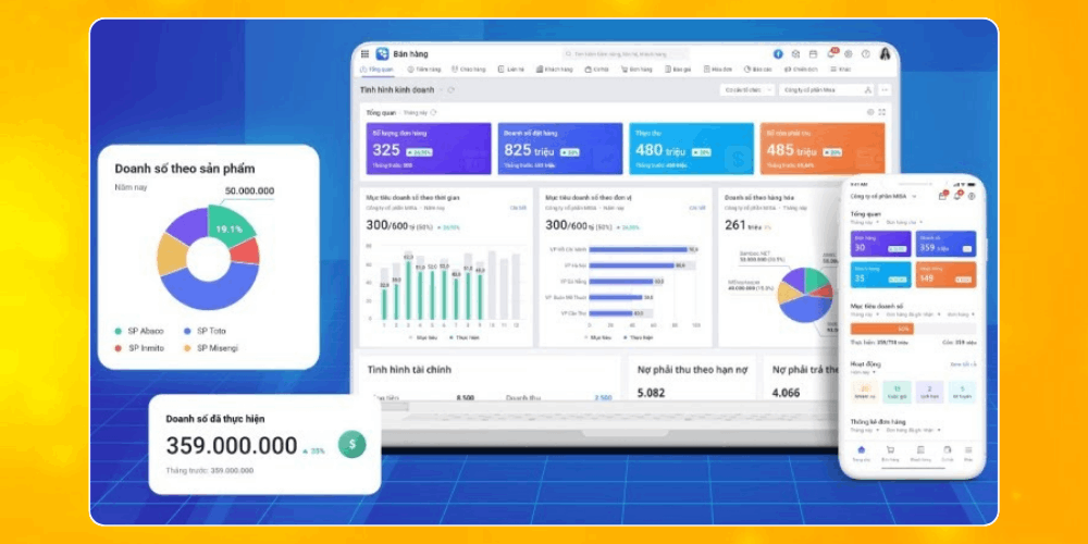 Phần mềm quản lý đơn đặt hàng MISA AMIS CRM