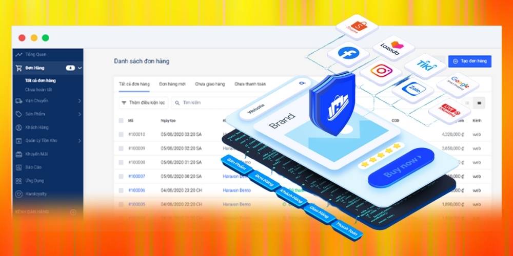 Phần mềm giao hàng nhanh Haravan Ship