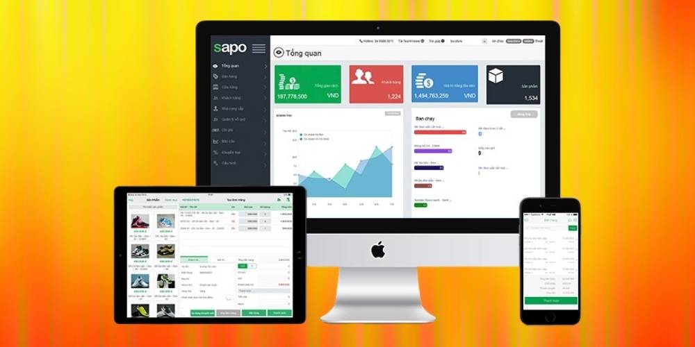 Phần mềm quản lý chuyển phát nhanh Sapo