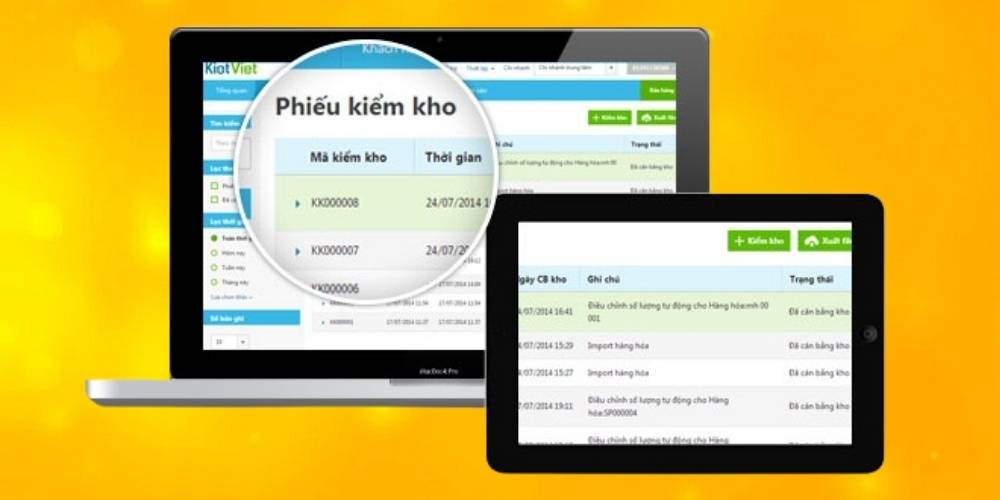 Phần mềm quản lý kho sản xuất​ KiotViet