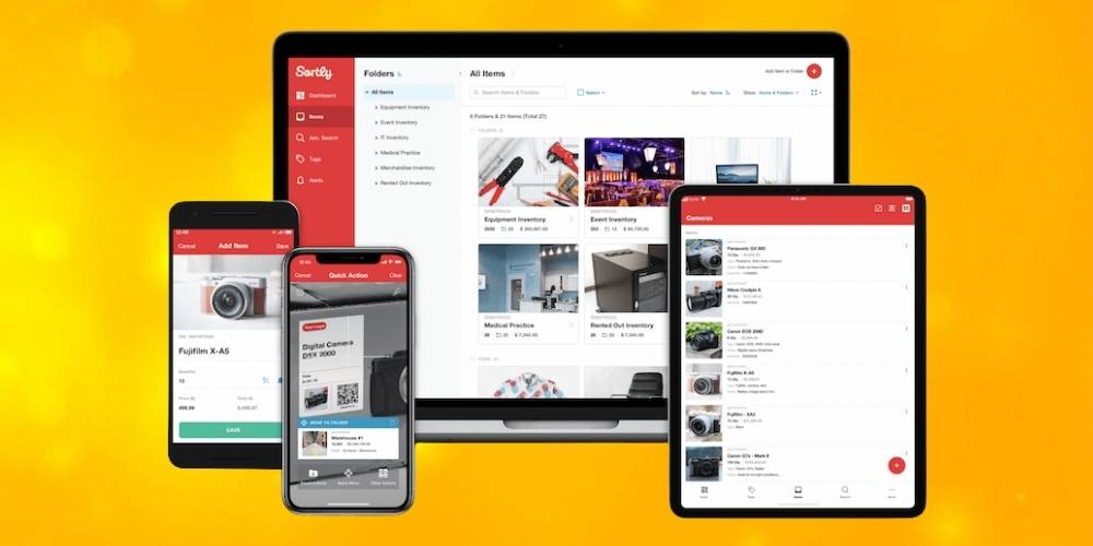 Phần mềm quản lý kho online miễn phí​ Sortly Pro