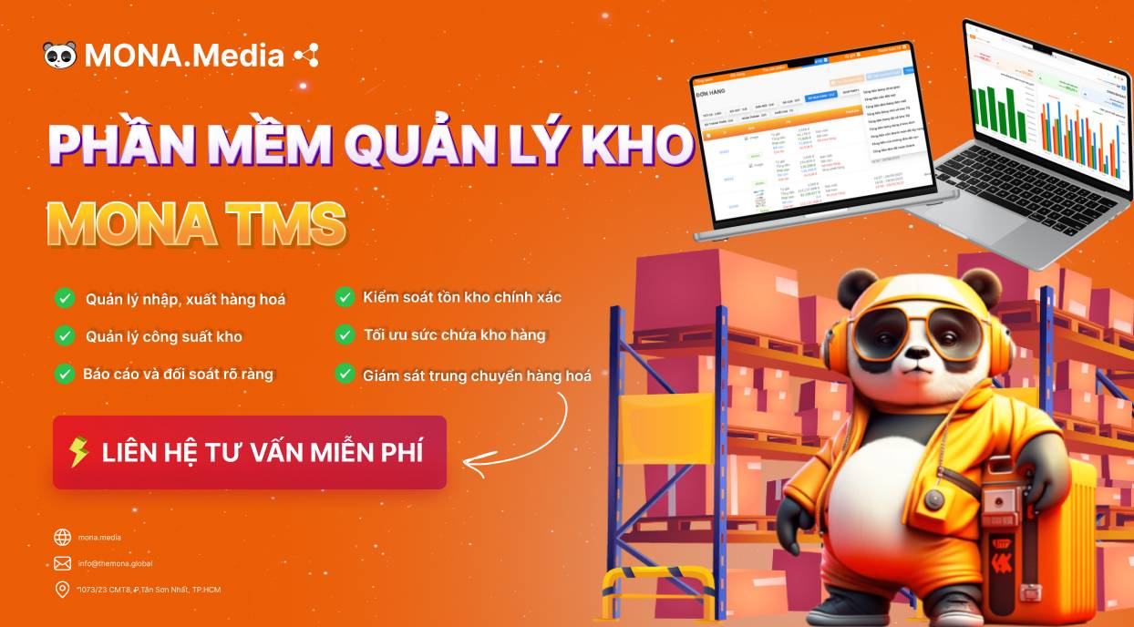MONA TMS - Phần mềm quản lý kho tốt nhất
