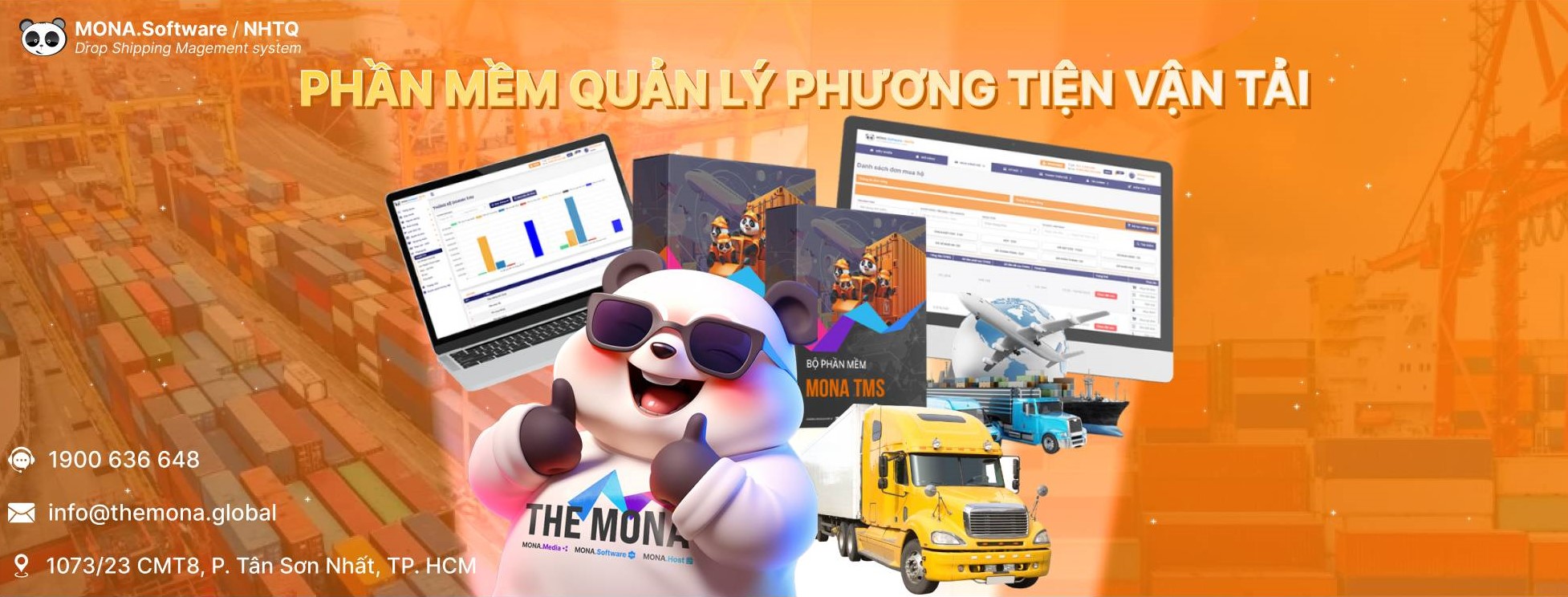 MONA TMS - Phần mềm quản lý phương tiện vận tải tiện lợi, hiệu quả