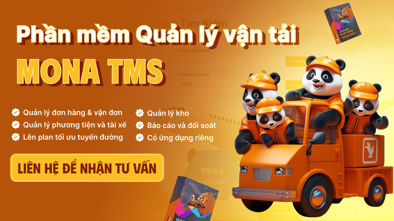 Phần mềm quản lý vận tải MONA TMS