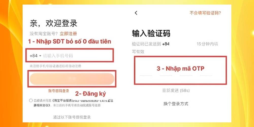 Đăng nhập để ủy quyền thanh toán hộ