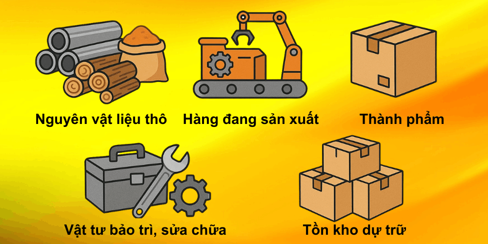 Những loại hàng tồn kho phổ biến