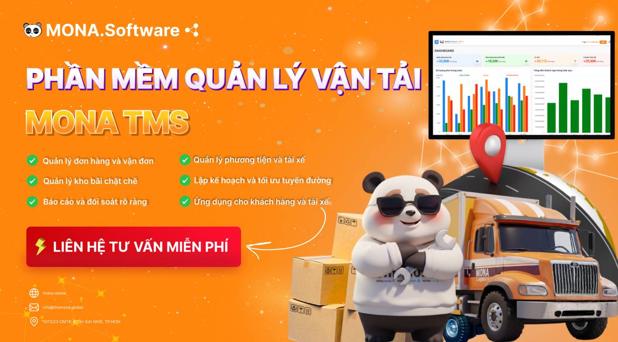 MONA TMS - Giải pháp phần mềm vận tải giải quyết vấn đề quản lý hàng tồn kho hiệu quả