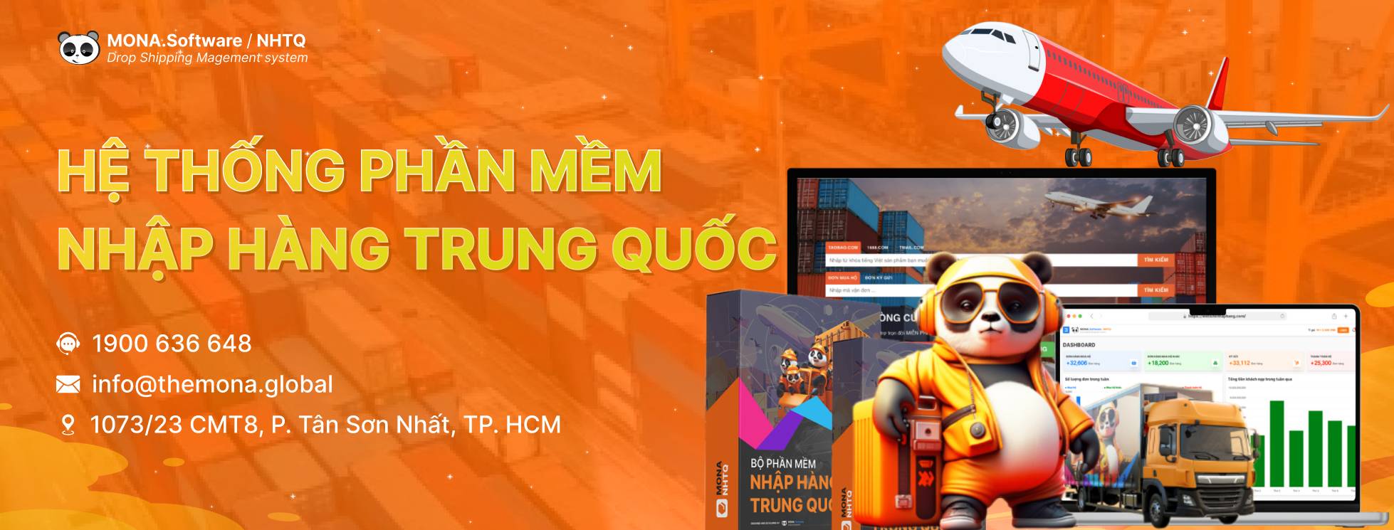 MONA NHTQ - Hệ thống phần mềm hỗ trợ nhập hàng Taobao, Trung Quốc hiệu quả