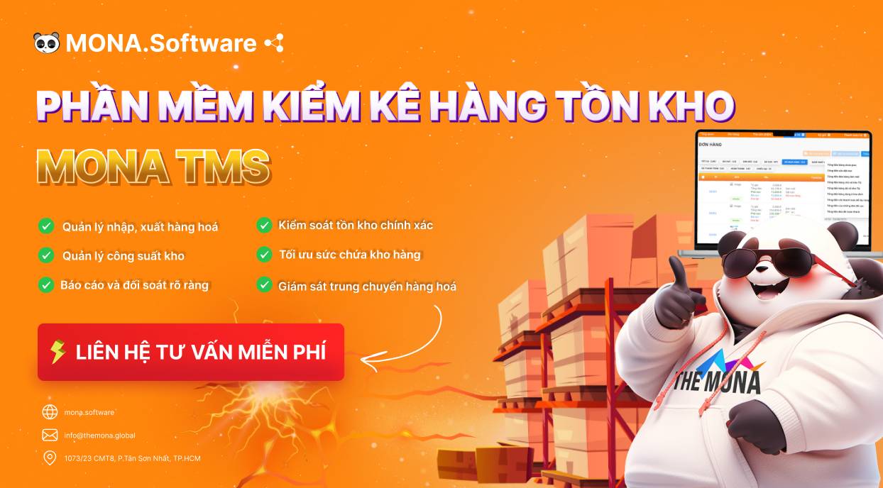 MONA TMS - Giải pháp kiểm kê hàng tồn kho hiệu quả