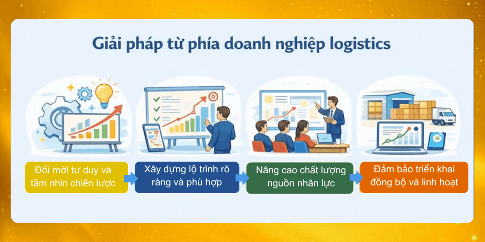 Giải pháp chuyển đổi số logistics từ phía doanh nghiệp