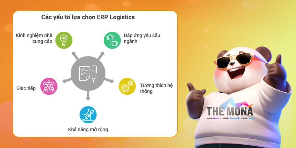 Các yếu tố khi lựa chọn hệ thống ERP Logistics
