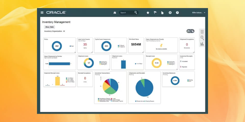 Phần mềm quản trị chuỗi cung ứng Oracle SCM